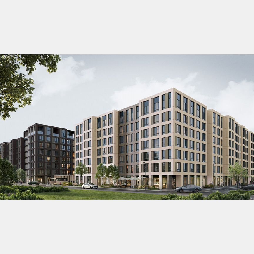 1-к. квартира, 43,9 м², 3/8 эт.