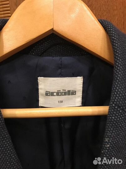 Пиджак Acoola для мальчика, темно-синий, рост 158