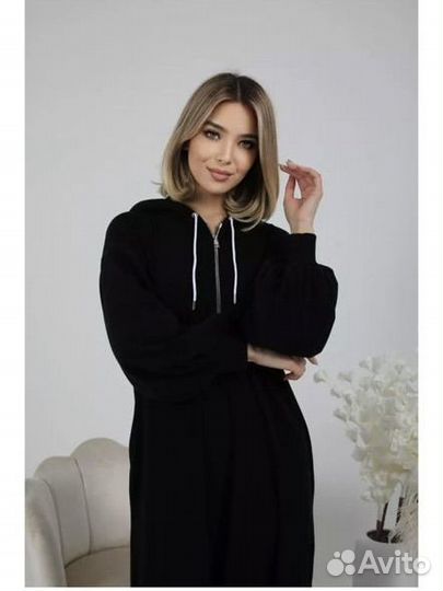 Платье худи с капюшоном