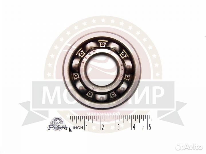 Подшипник 304 (20х52х15)