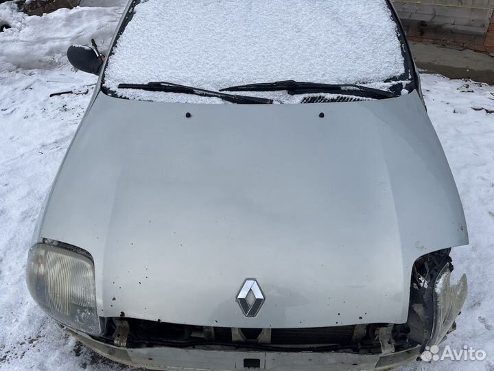 Капот renault clio 2