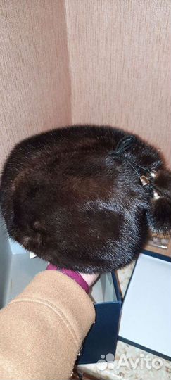 Шапка норковая женская