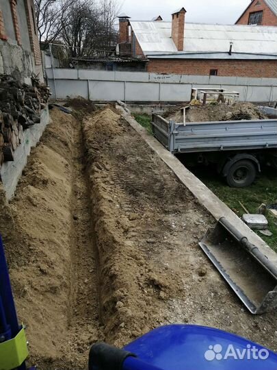 Услуги мини-экскаватора