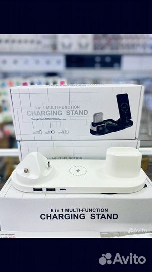 Беспроводная зарядная док-станция 6в1