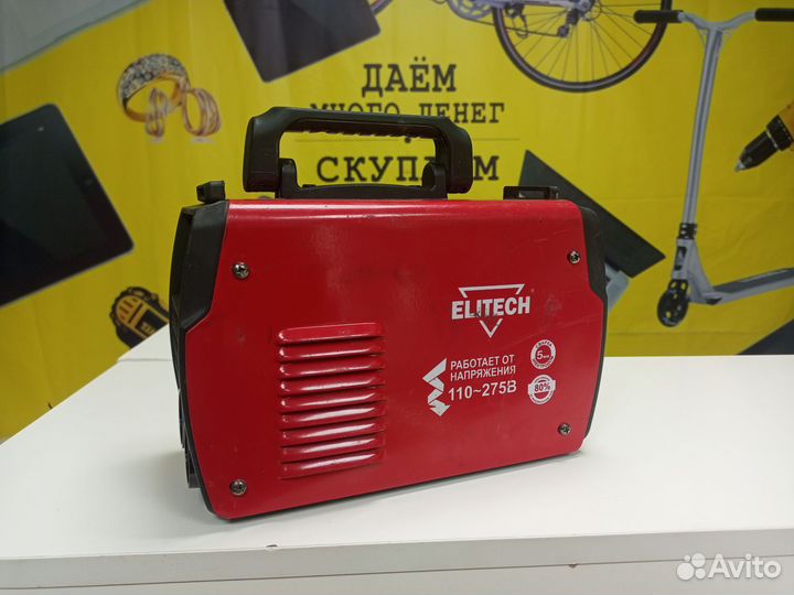 Сварочный аппарат Elitech аис 180д/рассрочка
