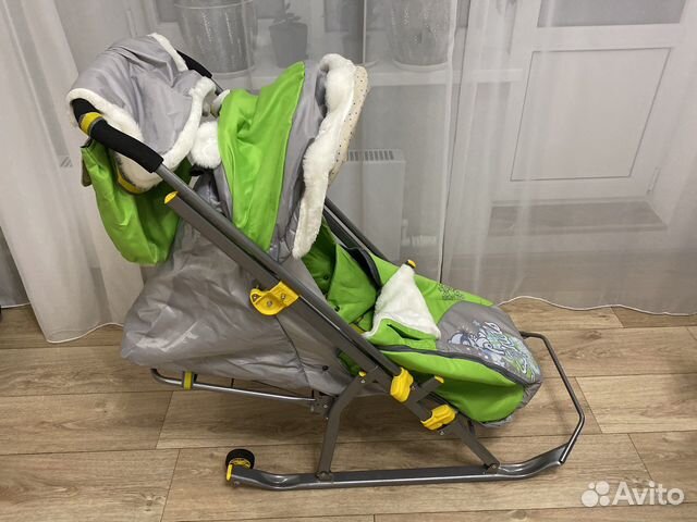 Детские санки коляска