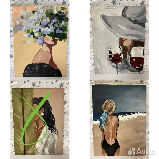 Картина рисунок масло