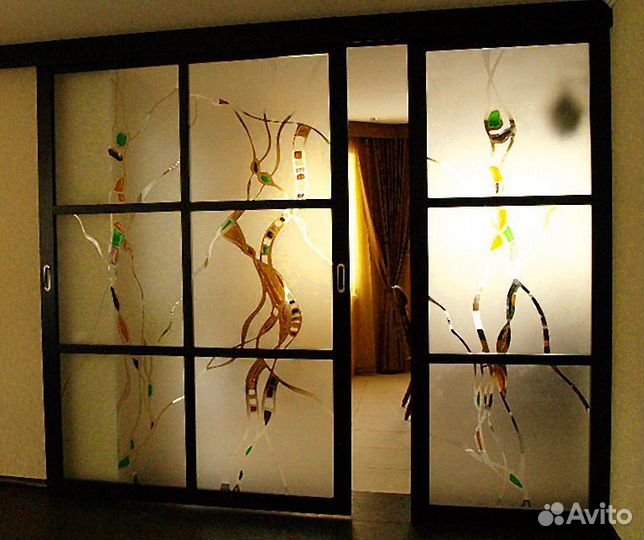 Стекло с фотопечатью с подсветкой