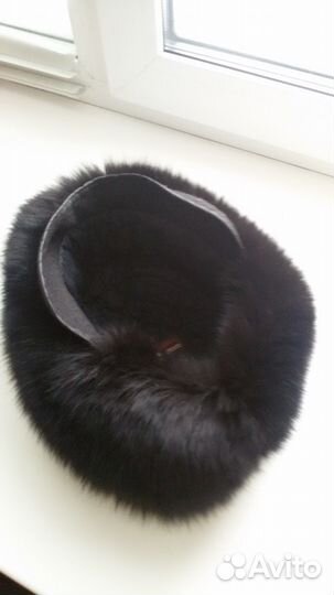 Шапка женская, мех песец