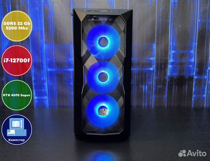 Сборка игрового пк i7-RTX4070SUP-32DDR5-LYA734-B760
