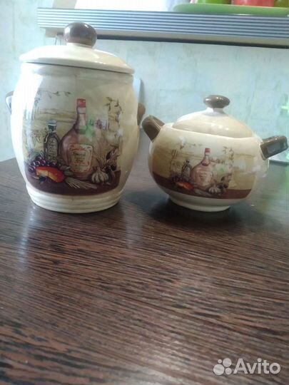 Бочонок для мёда и сахарница