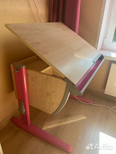 Растущая парта и стул бу