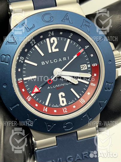 Часы Bvlgari Diagono Aluminium GMT 40mm