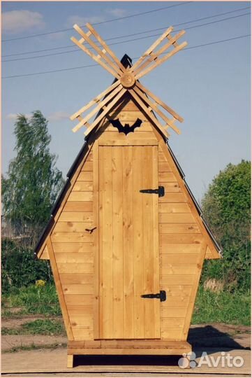 Уличный туалет домик с установкой LTG