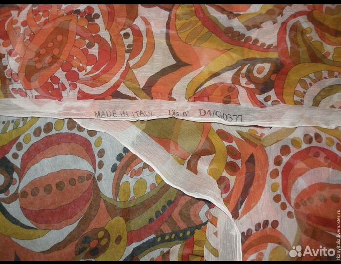 Шелковая ткань-шифон Dolce Gabbana