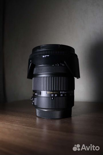 Объектив sigma 17 50 f/2.8 canon
