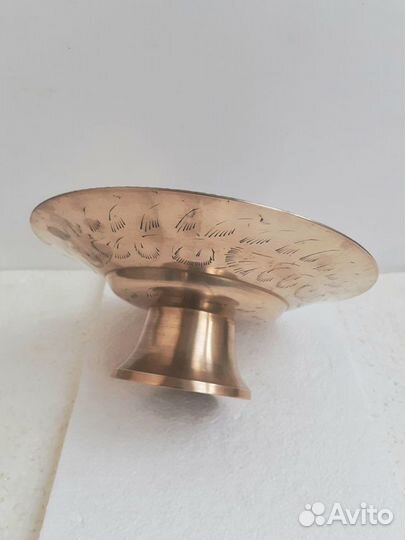 Ваза-конфетница латунная Индия