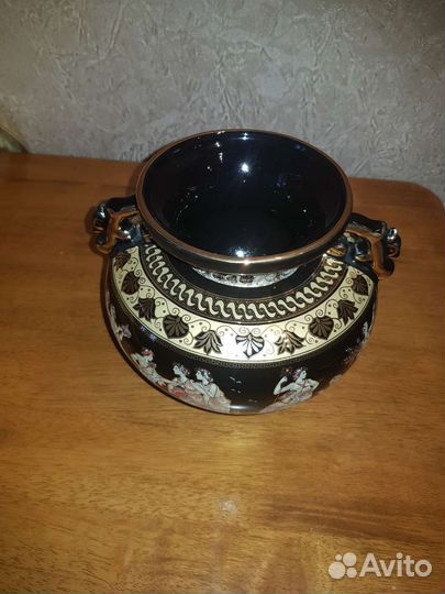 Ваза для цветов(Греция ) кобальт