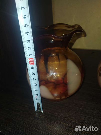 Ваза цветное стекло