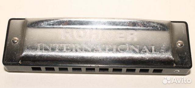 Винтажная Немецкая Губная Гармошка Hohner Silver объявление продам