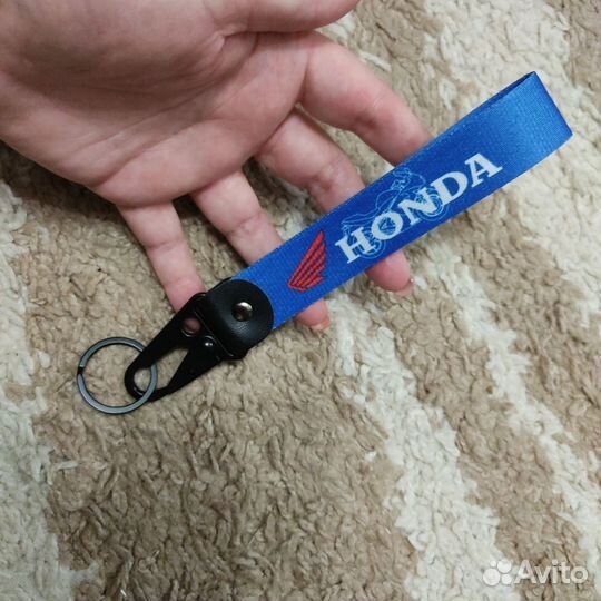 Шнурок для ключей Honda 150mm синий