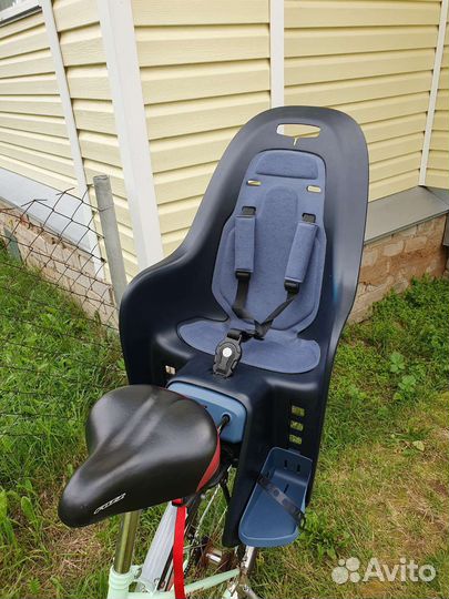 Детское кресло на багажник 100 btwin Х decathlon