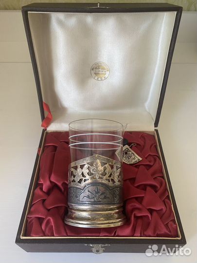Новые серебряные подстаканники СССР