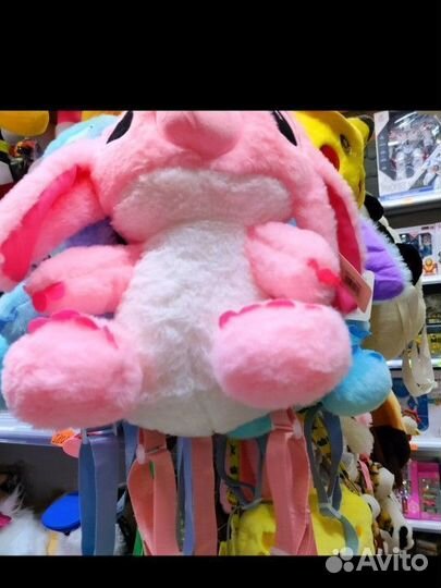 Мягкий рюкзачок детский рюкзак Стич ангел