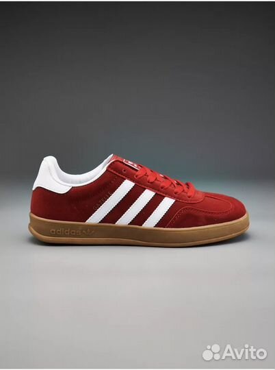 Кроссовки adidas gazelle красные и черные