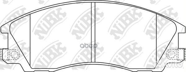 Колодки тормозные PN0853 NiBK