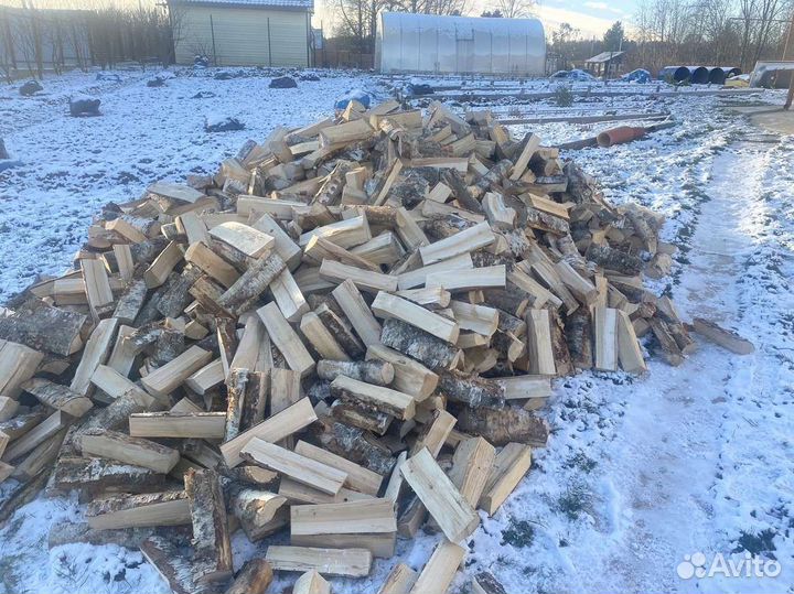 Дрова березовые. Колотые