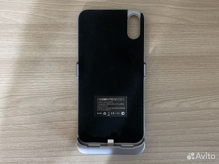Чехол-батарея для Apple iPhone X/ XS серый