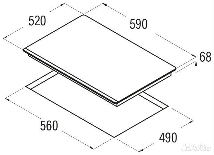 Варочная панель cata IF 6011 BK