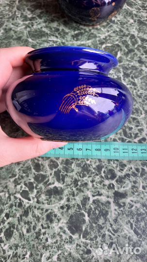 Ваза СССР. Лфз. Кобальт. Сервировка