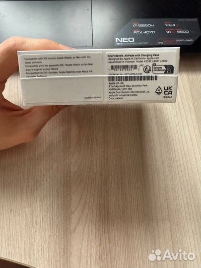 Наушники apple airpods 2