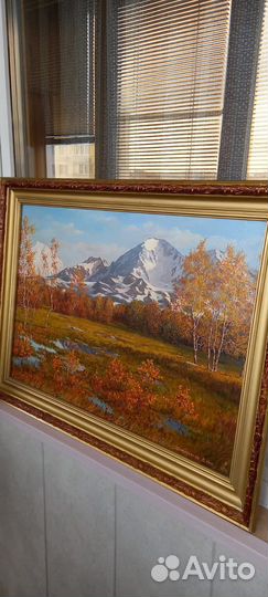 Картина маслом на холсте, Камчатская осень