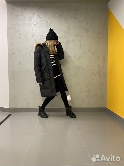 Куртка пуховик длинная