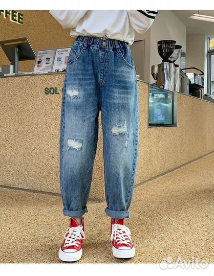 Джинсы для девочки 170