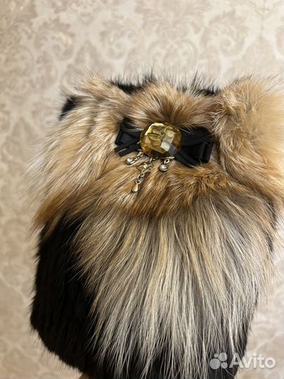 Шапка норковая женская