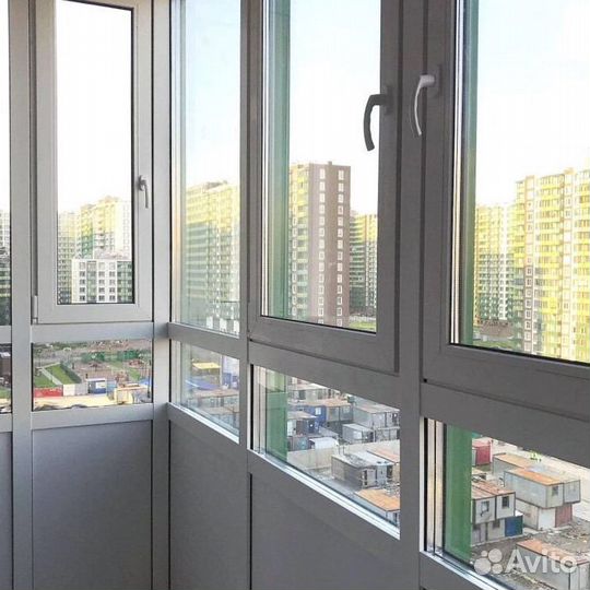 Остекление балконов и лоджий в рассрочку U7460