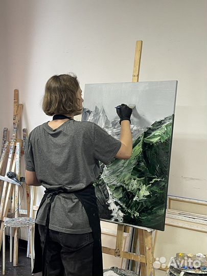 Пробный урок по рисованию маслом