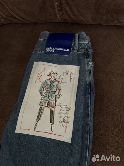 Широкие джинсы Karl Lagerfeld