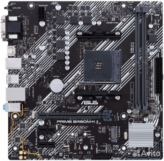 Материнская плата Asus prime B450M-K II