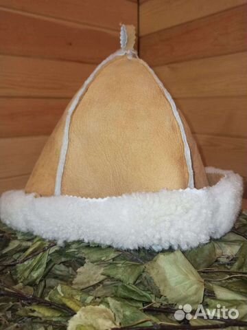 Банная шапка из натуральной овчины