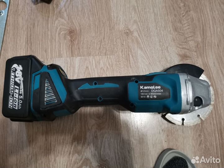 Болгарка DGA504 под аккумулятор Makita lxt 18v