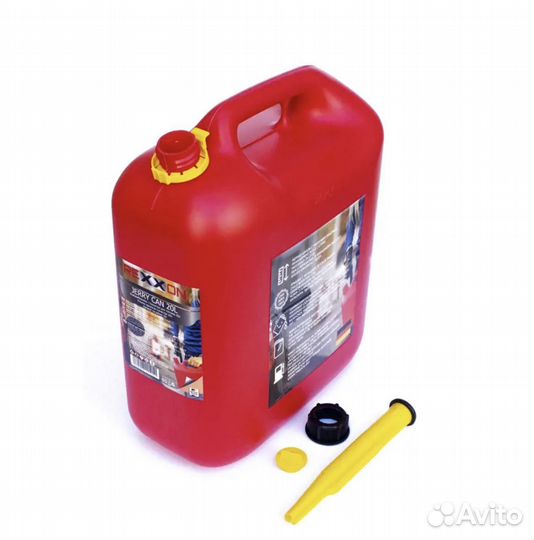 Канистра Rexxon для топлива 20 л, со шкалой и лейк