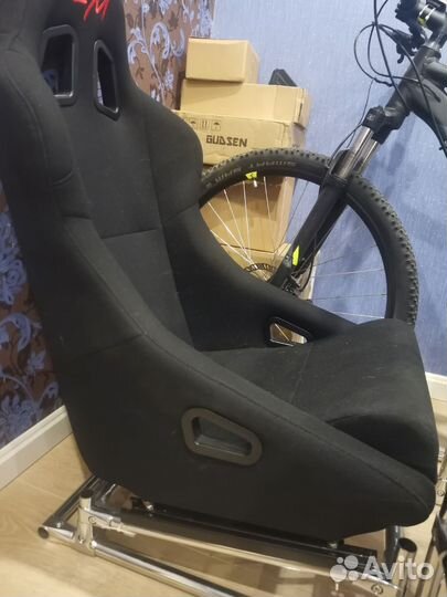 Спортивное сиденье ковш + салазки (размер М)