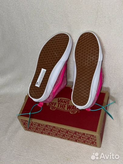 Vans knu skool pink дутыши оригинал