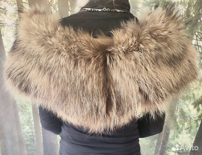 Меховая горжетка, боа, воротник из лисы