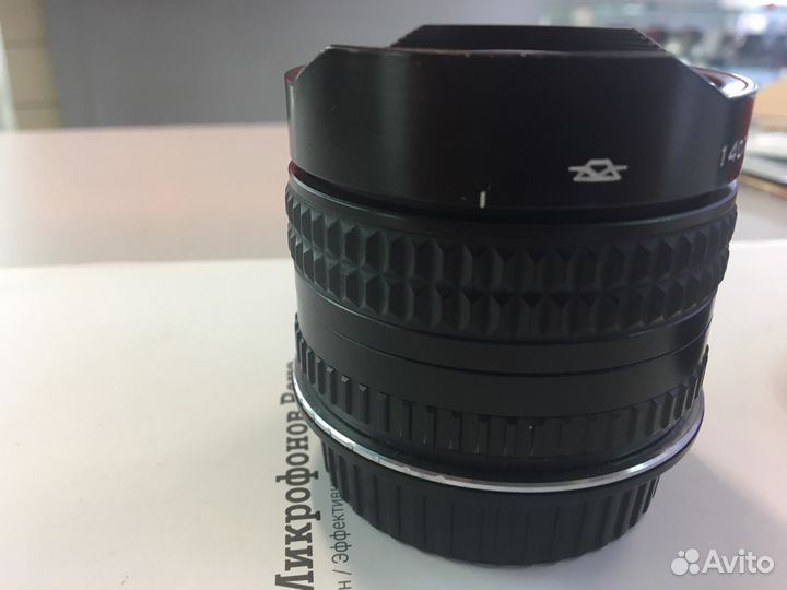 Зенит Fish-Eye 16 mm f2.8 Nikon F